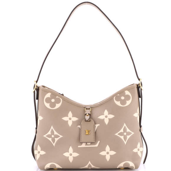 Louis Vuitton PM CarryAll Hobo Bicolor Monogram Empreinte Giant - Picture 1 of 6